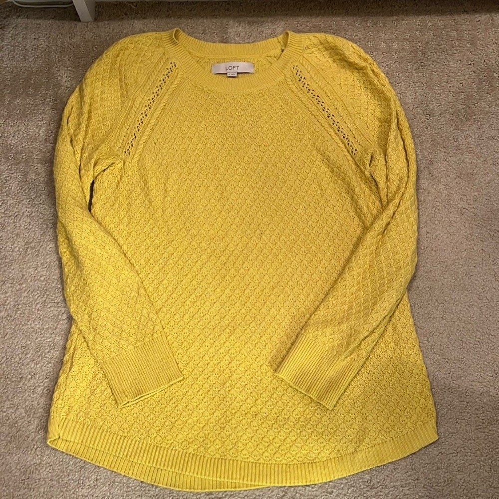 Yellow sweater